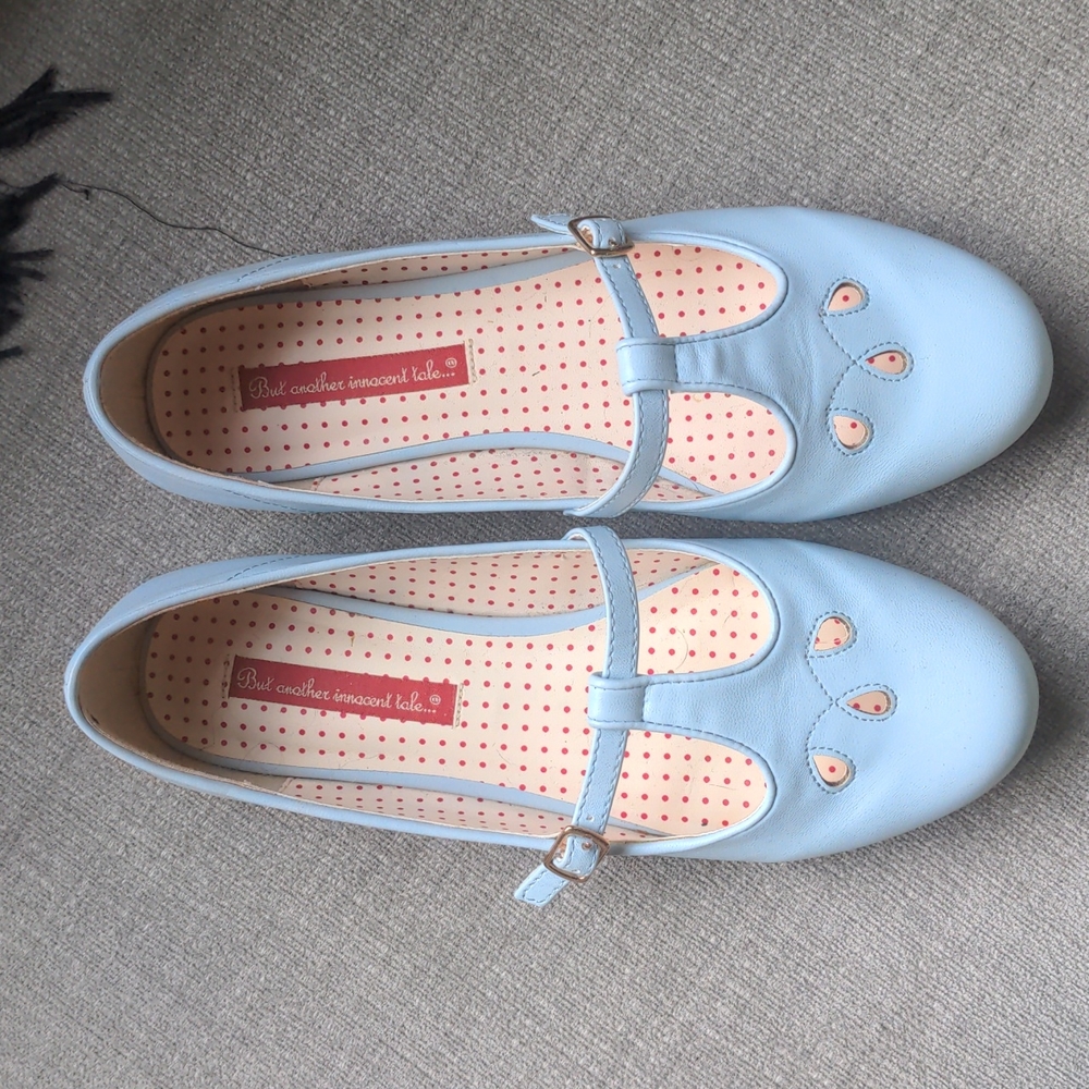 B.A.I.T Everline Flats in Pale Blue